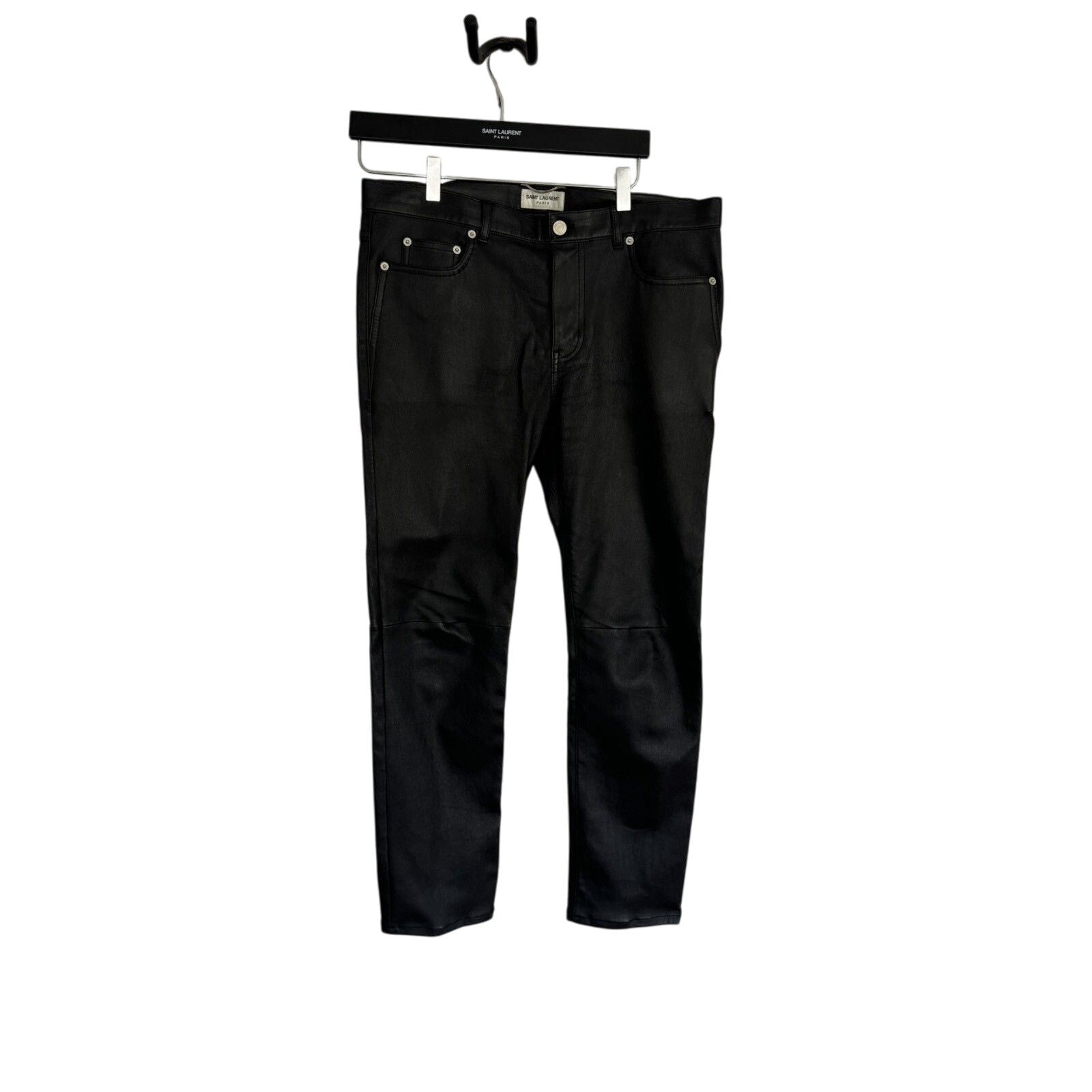 Saint Laurent Lamb Leather Pants 34