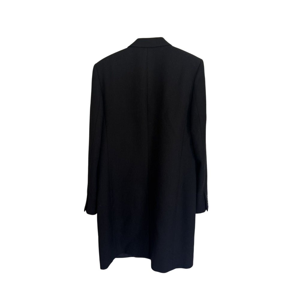 Saint Laurent FW13 Leather Lapel Chesterfield coat 54