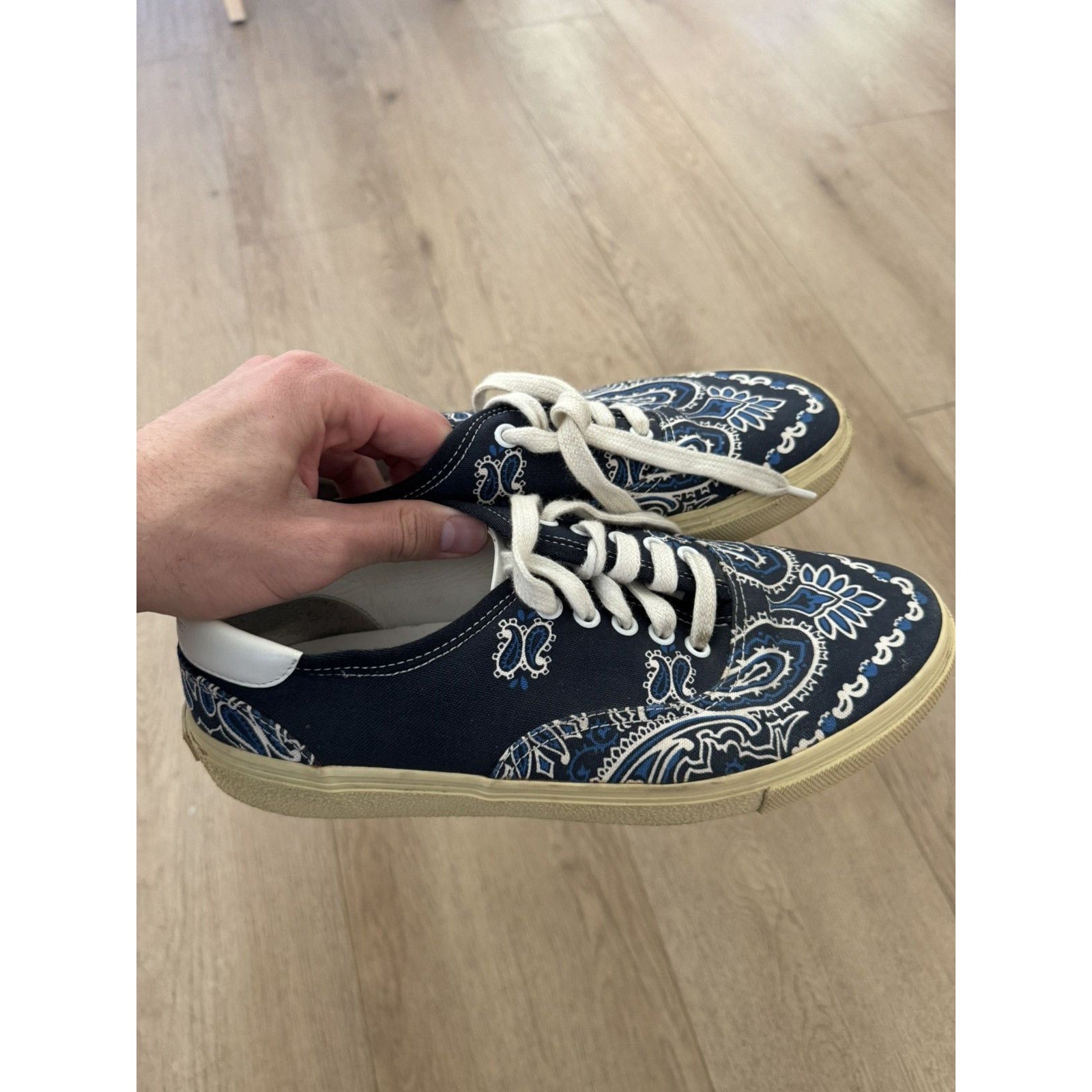 Saint Laurent Hedi Bandanna skates 41