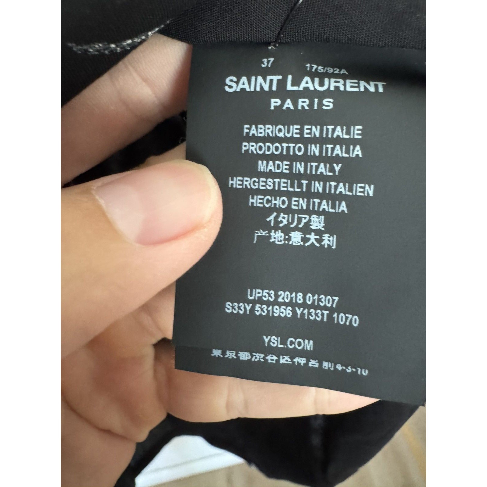 Saint Laurent Shooting Stars shirt 37