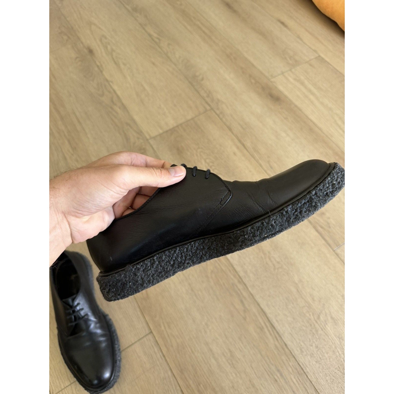 Saint Laurent Hedi Leather Creepers 42