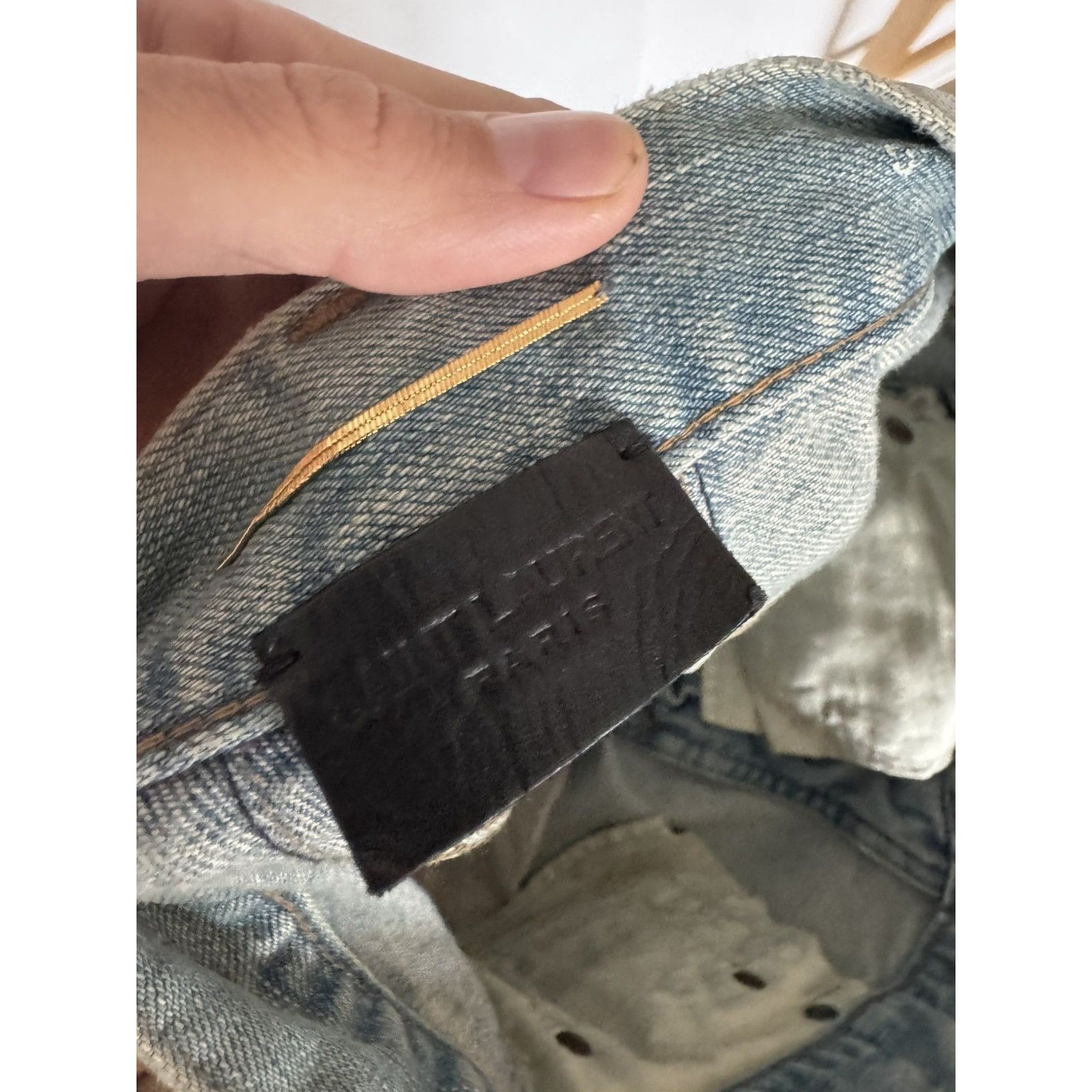 Saint laurent 2016 Hedi Crash denim 28