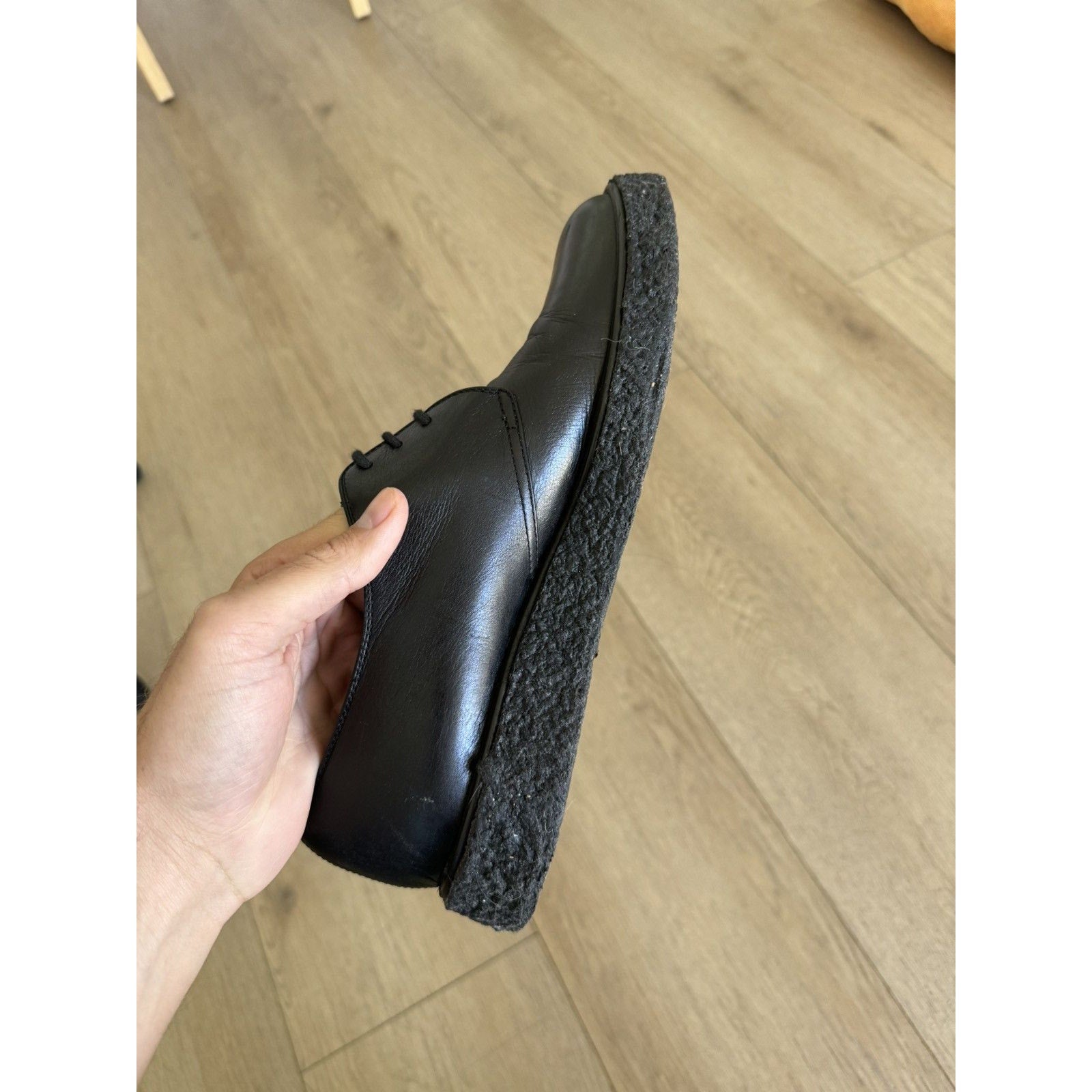 Saint Laurent Hedi Leather Creepers 42