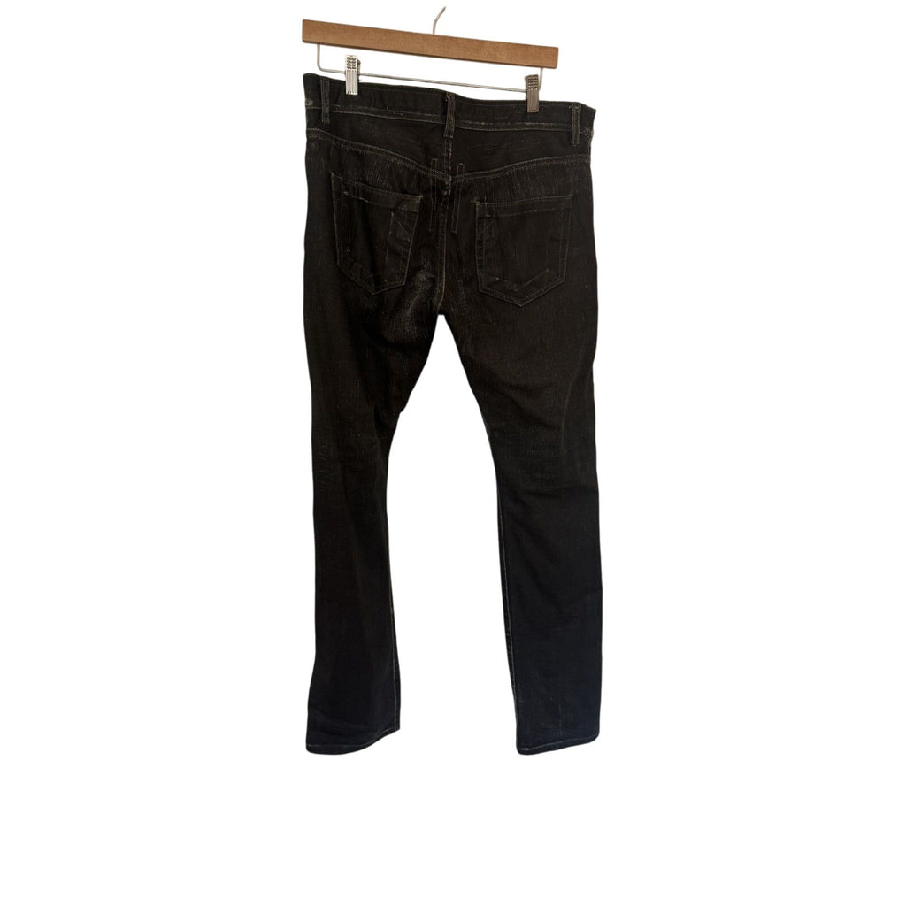 Rick Owens Black Wax denim 34