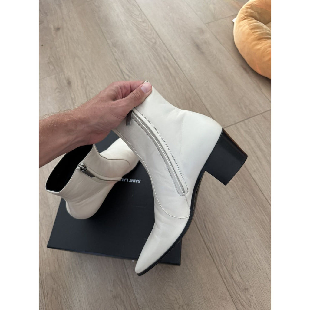 Saint laurent New Cream Vasili Boots 41