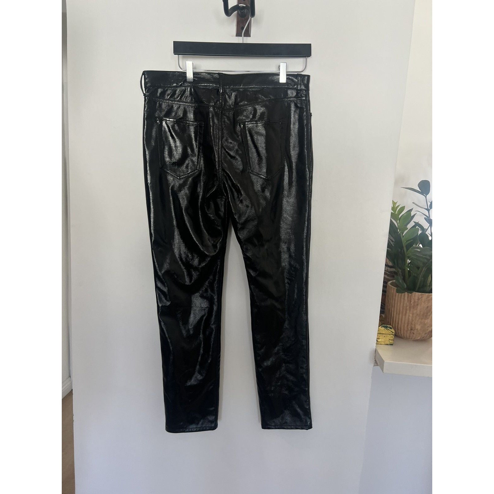 Saint Laurent Bnwt Lacquered Pants 31