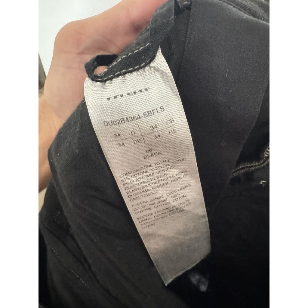 Rick Owens Waxed Slashed Tyrone Denim 34