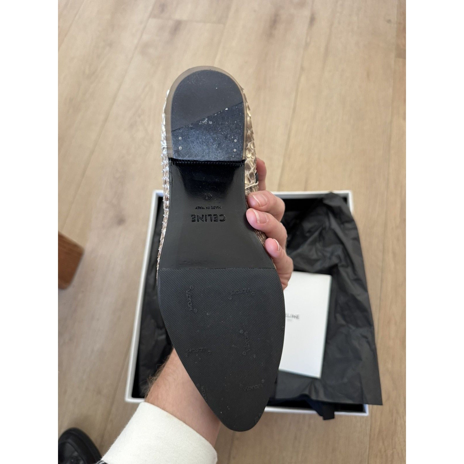 Celine Python Jacno boots