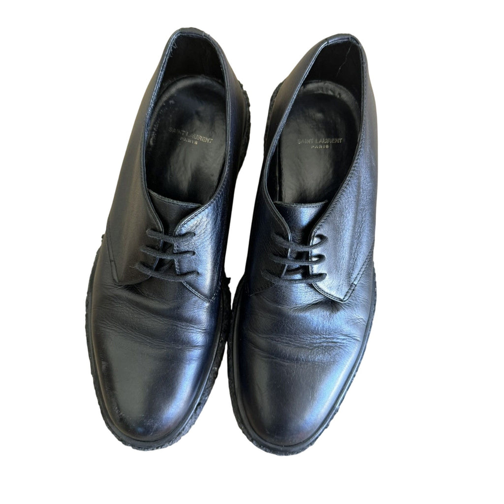 Saint Laurent Hedi Leather Creepers 42