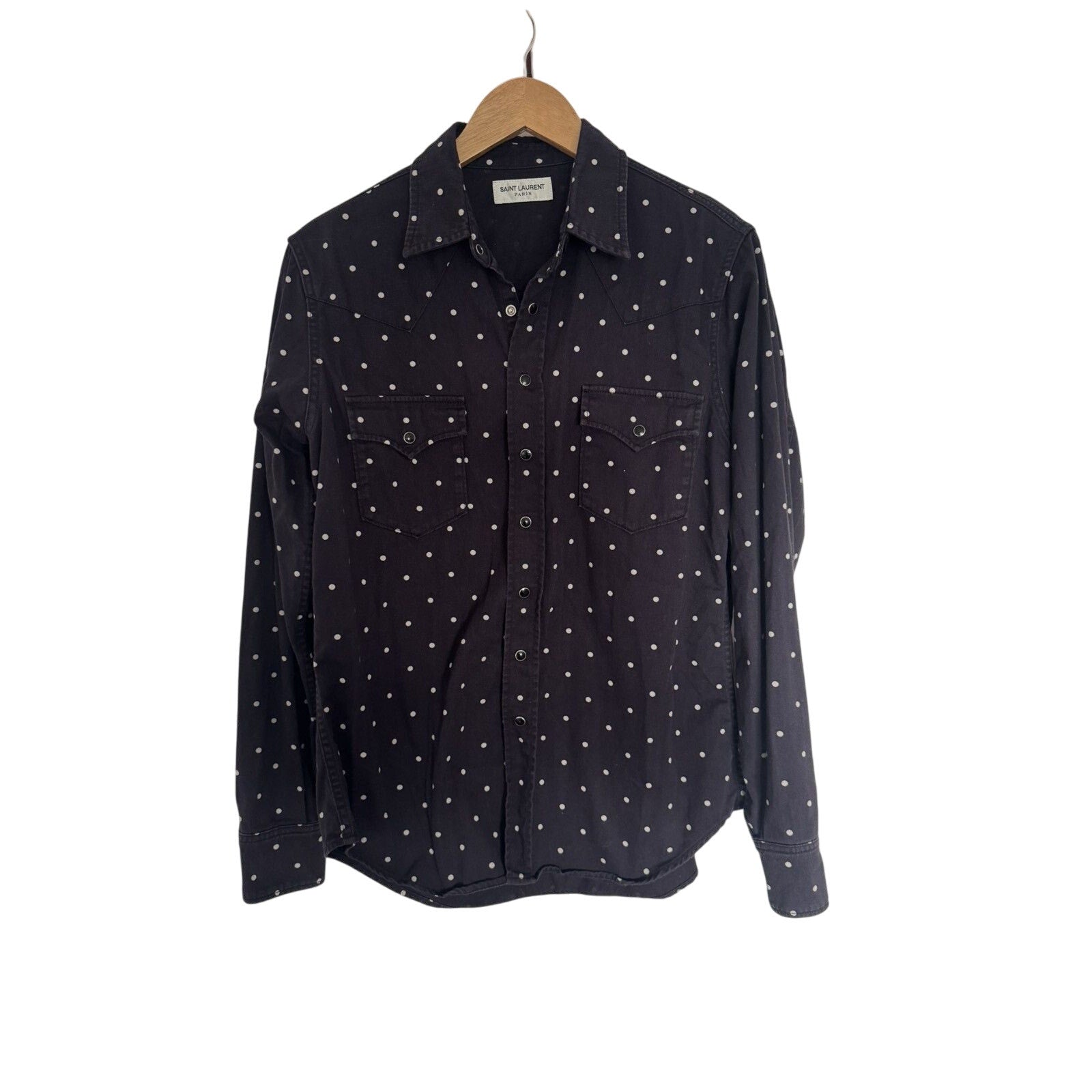 Saint Laurent Western Polka Dot shirt