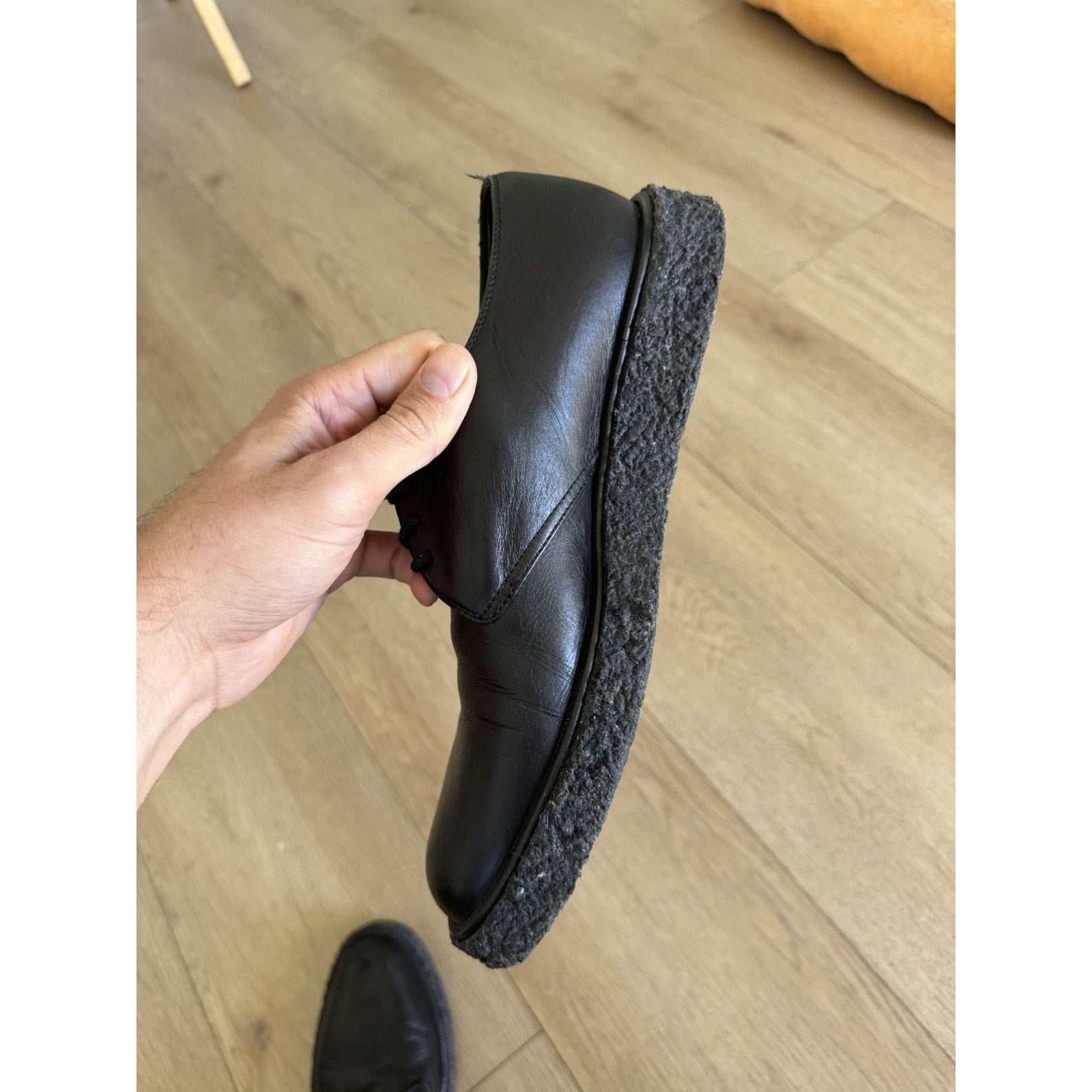 Saint Laurent Hedi Leather Creepers 42