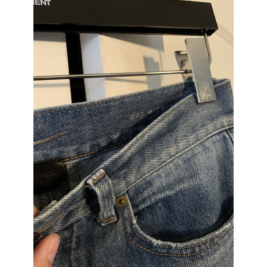 Saint Laurent SS16 Medium Wash Denim Jeans 29