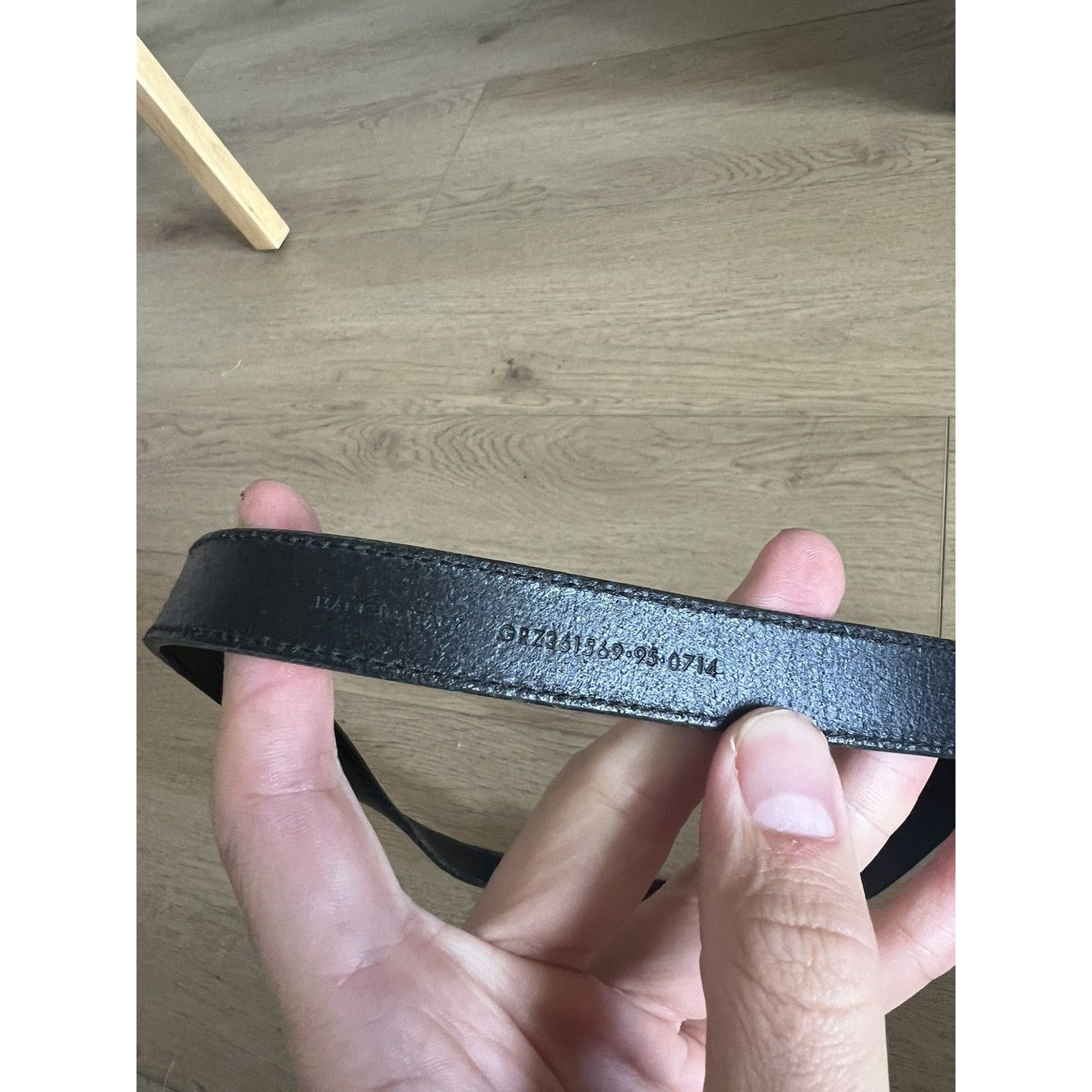 Saint laurent Hedi Runway Western Belt 95