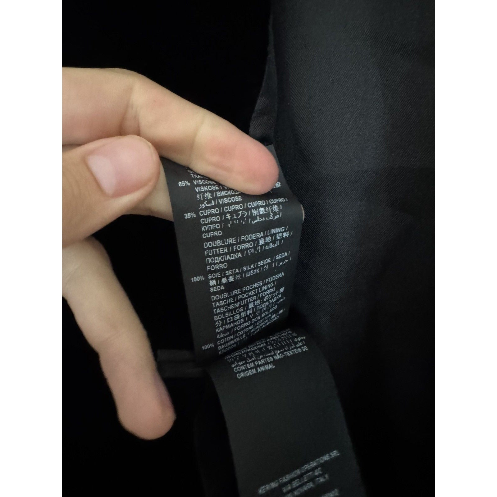 Saint Laurent Velour Evening Jacket 46