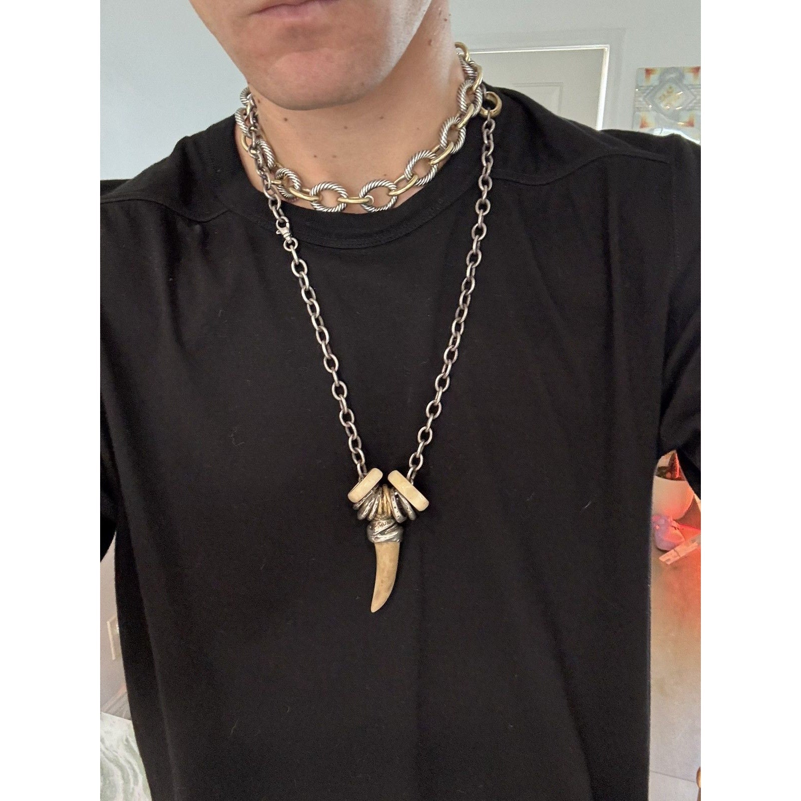 Rick Owens HUNROD Bone Stacking Necklace $17K MSRP