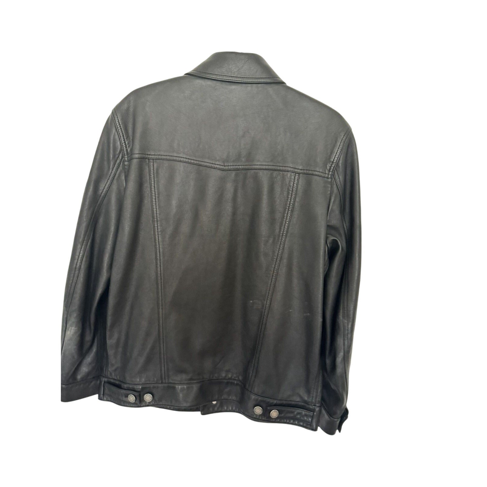 Saint Laurent Classic Lamb Leather Trucker 52