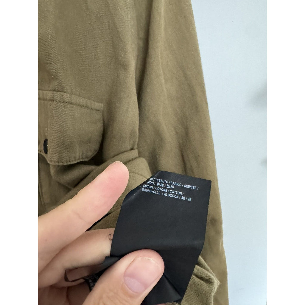 Saint Laurent Army Embroidery YSL Logo Shirt S