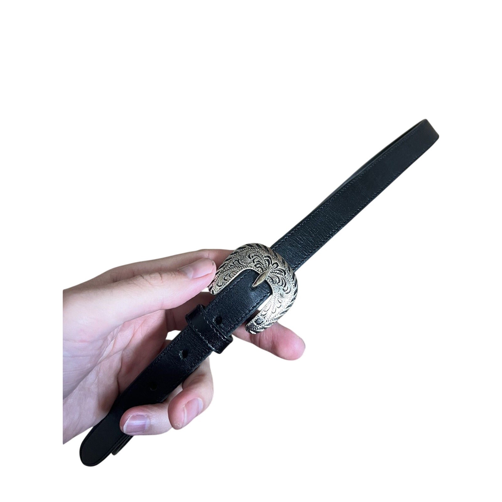 Saint laurent Hedi Runway Western Belt 95