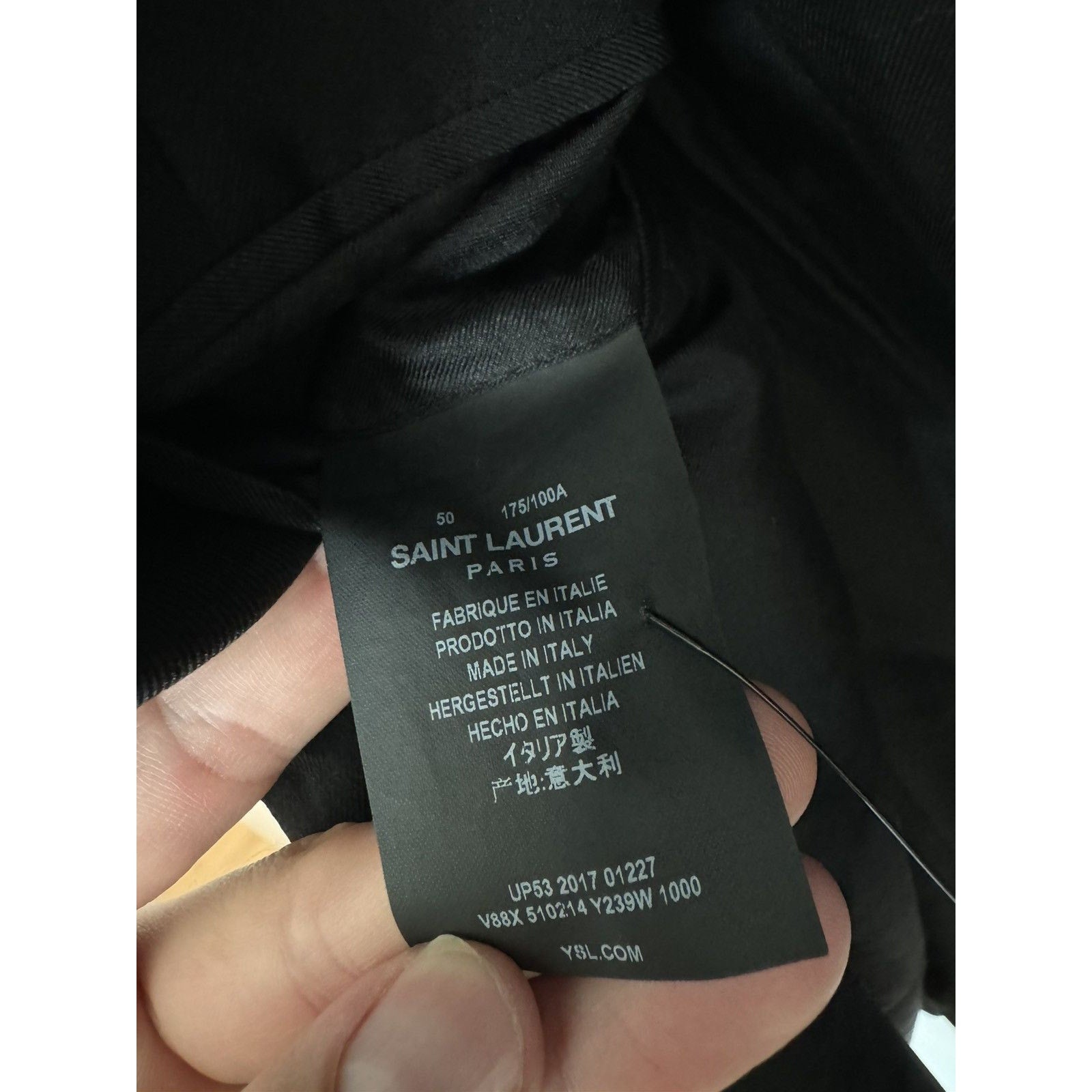 Saint Laurent Notch lapel blazer 50