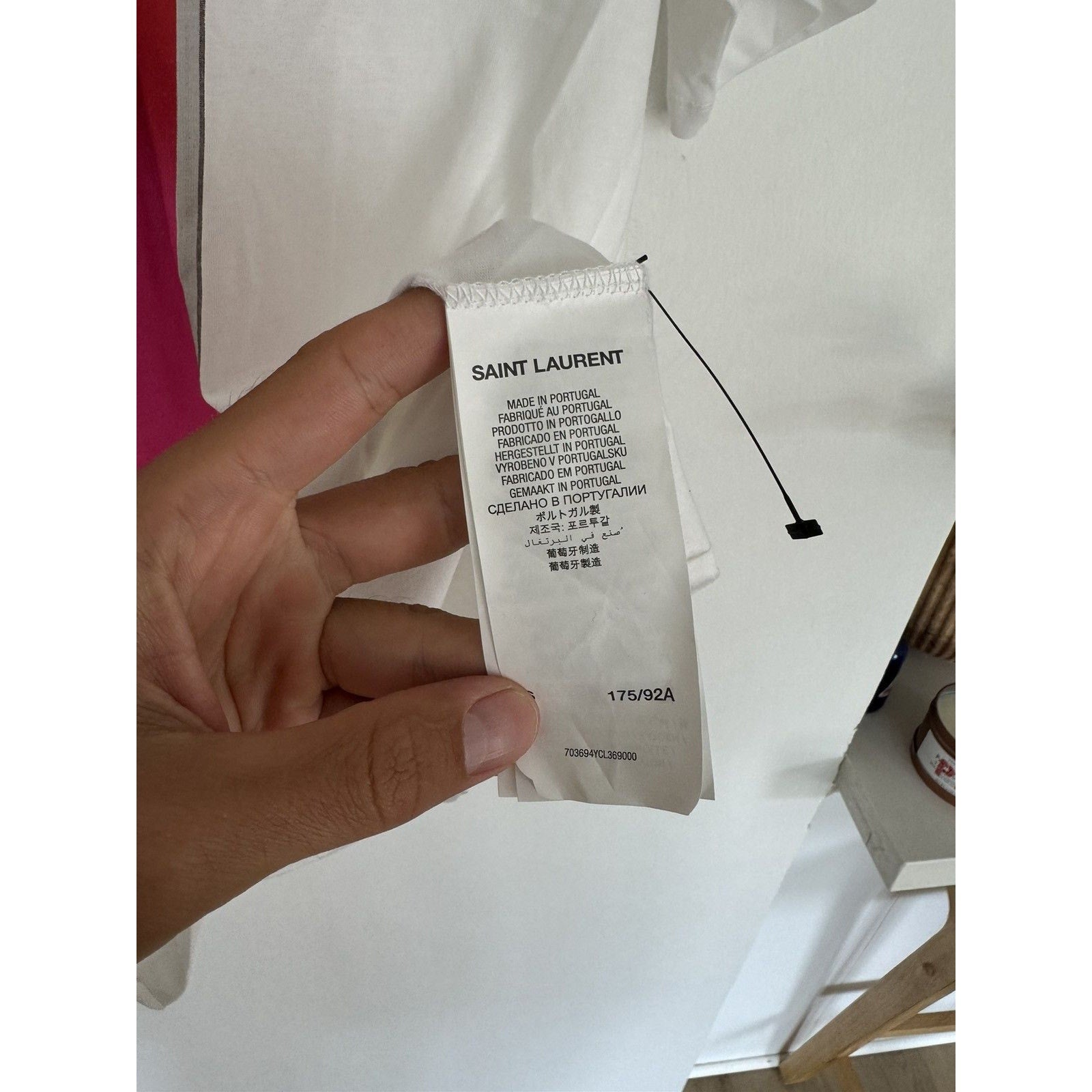 Saint Laurent Art Basel exclusive logo T Small