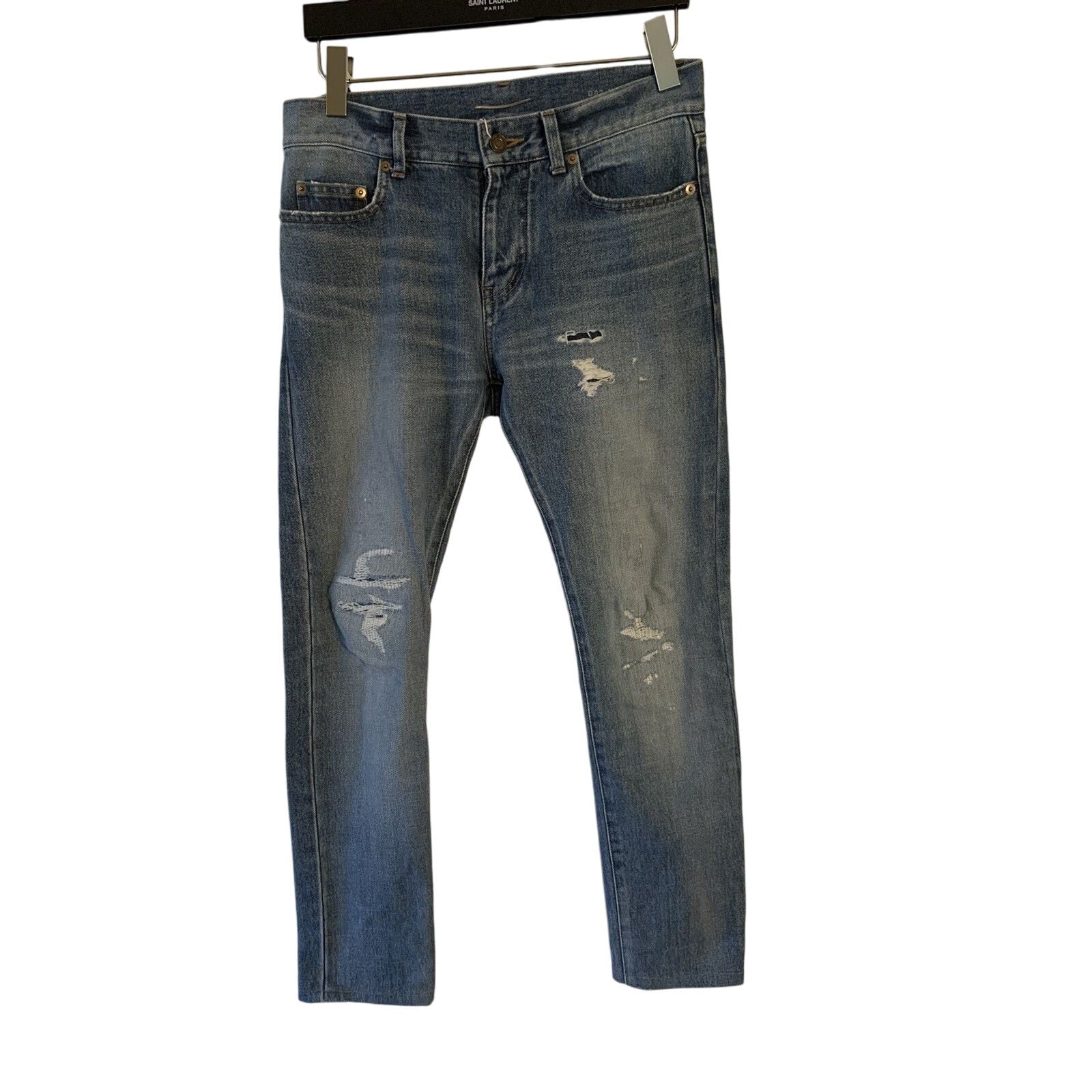 Saint Laurent SS16 Medium Wash Denim Jeans 29