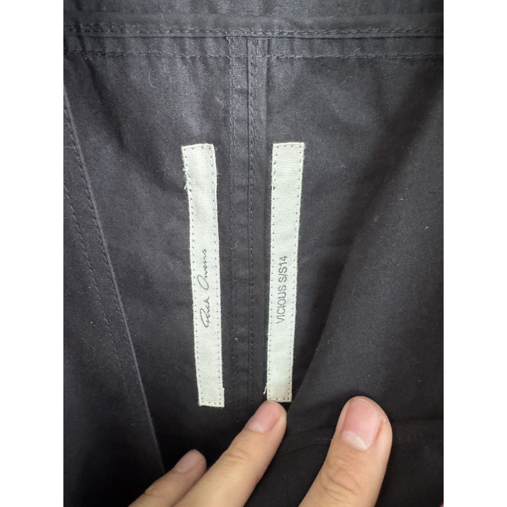 Rick Owens Vicious Asymmetric Zip Large