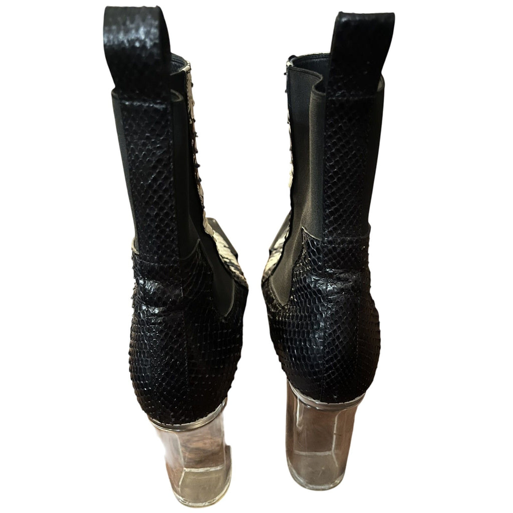 Rick Owens Python Kiss Grill Boots 42