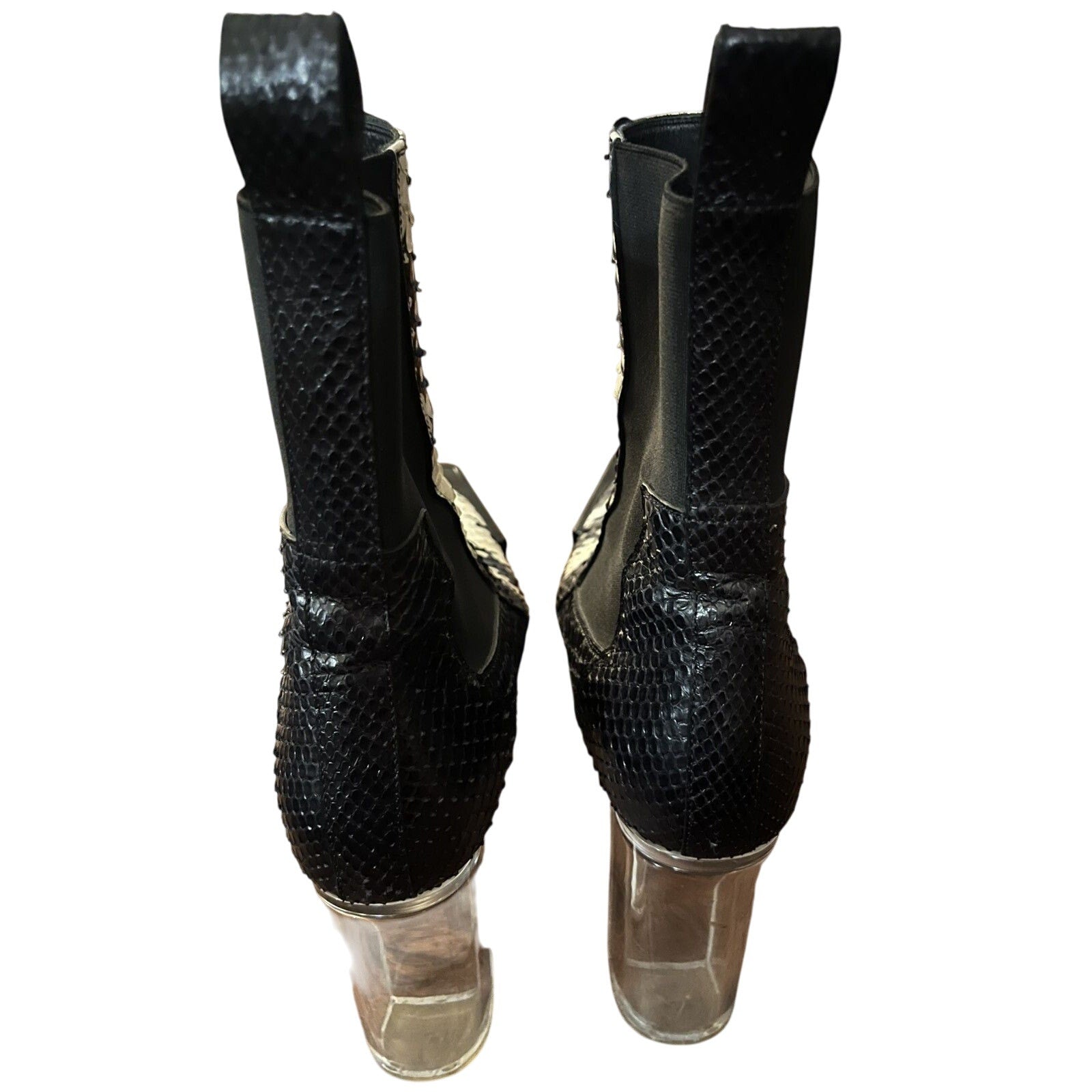 Rick Owens Python Kiss Grill Boots 42