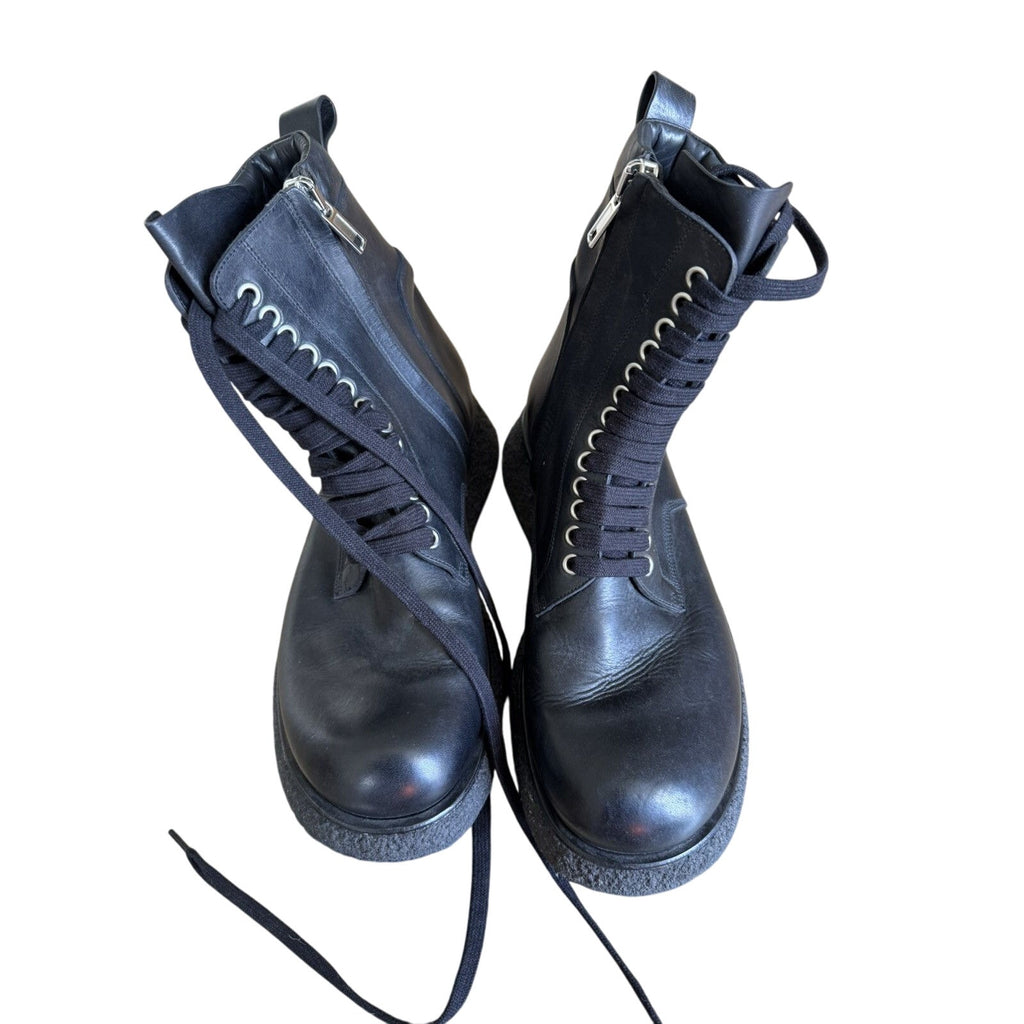 Rick Owens Laced up Creeper Boots 43