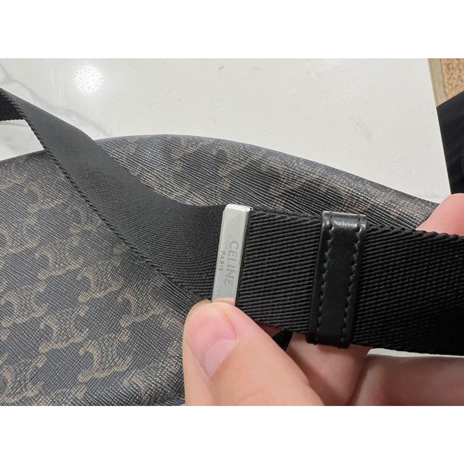Celine Triomphe Monogram Belt bag