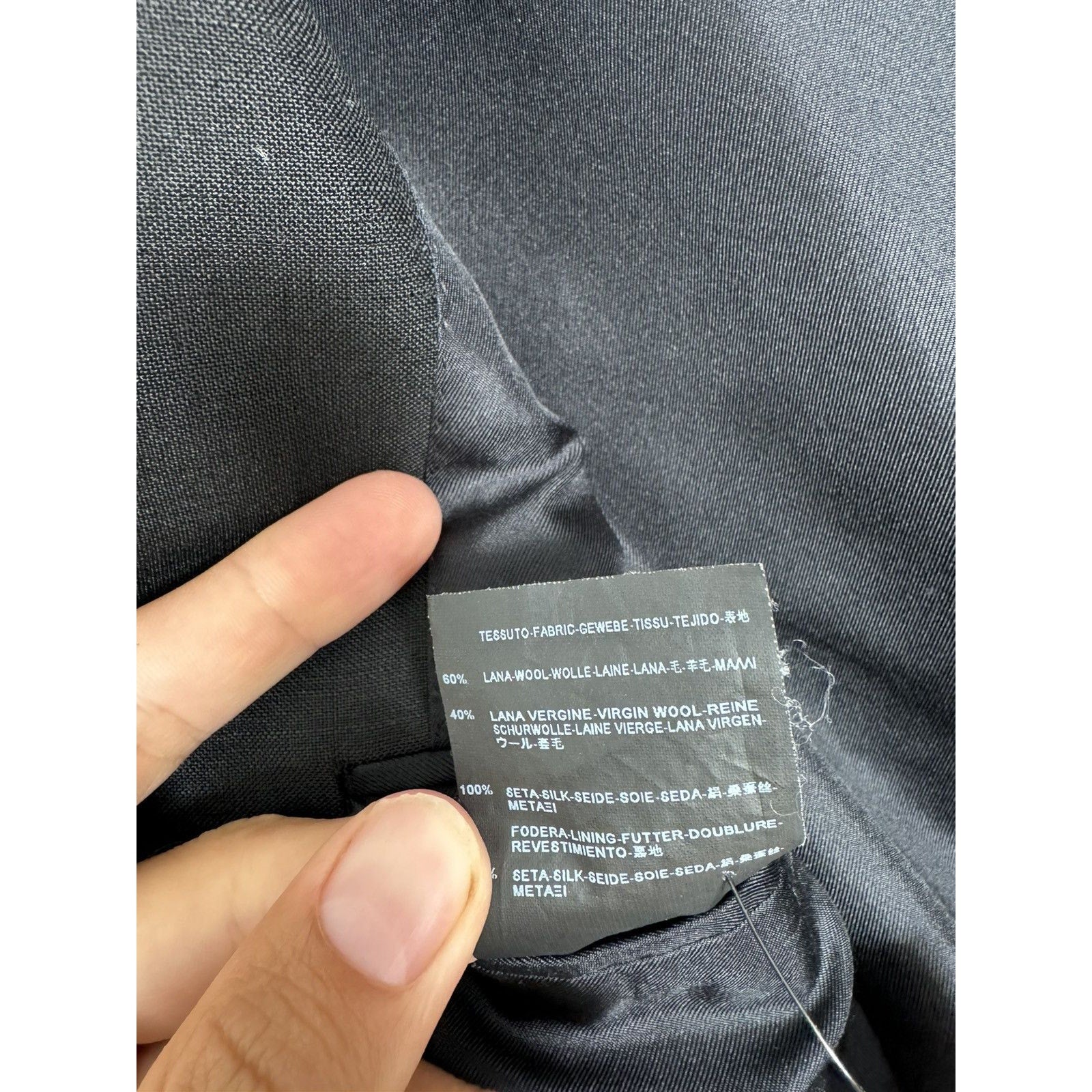 Saint Laurent SS13 Peaked Lapel Smoking blazer 50