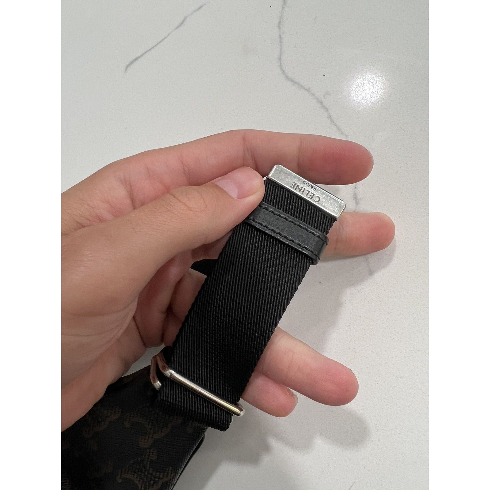 Celine Triomphe Monogram Belt bag