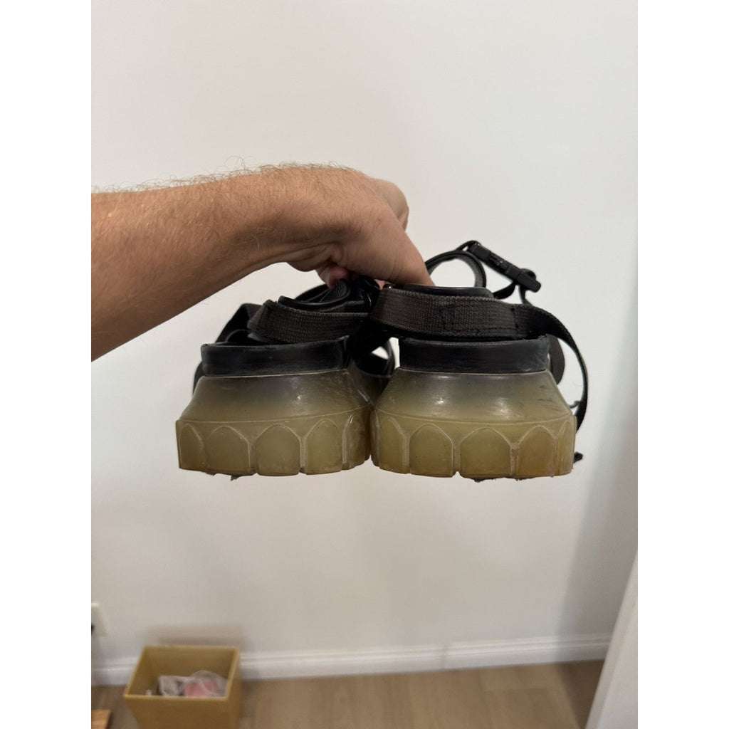 Rick Owens Tractor sandals dark dust 43