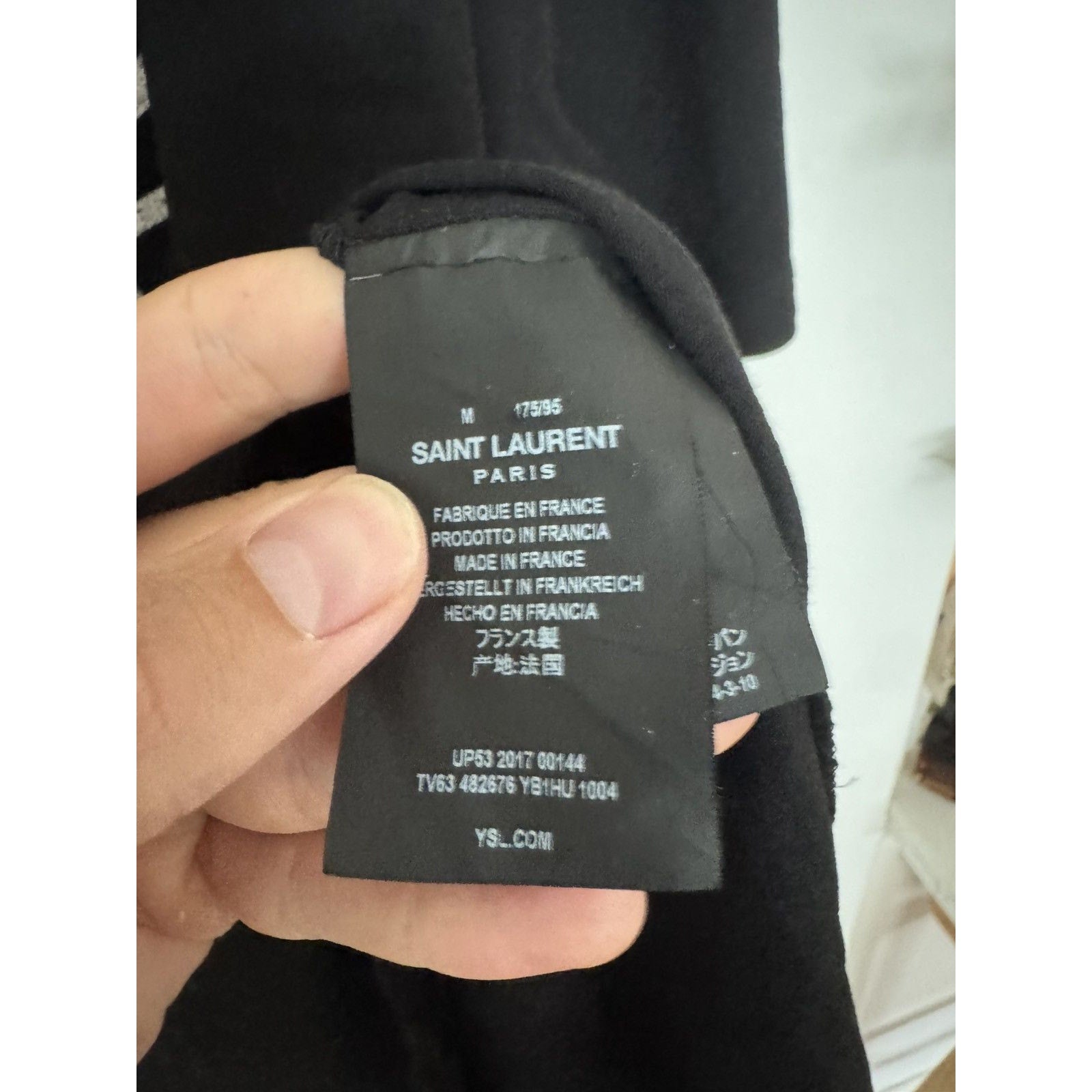 Saint Laurent No smoking lips T oversized Medium