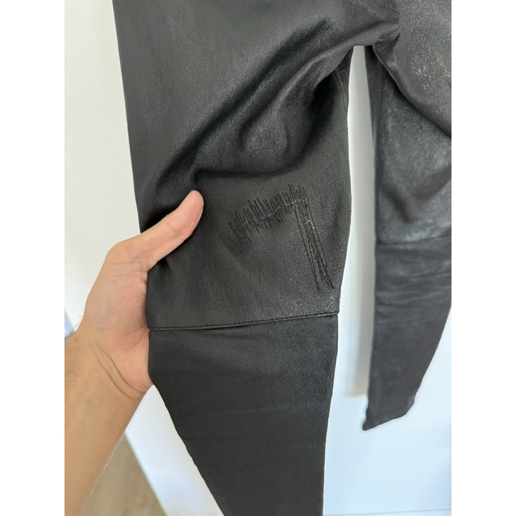 Rick Owens Lamb Leather Larry Pants