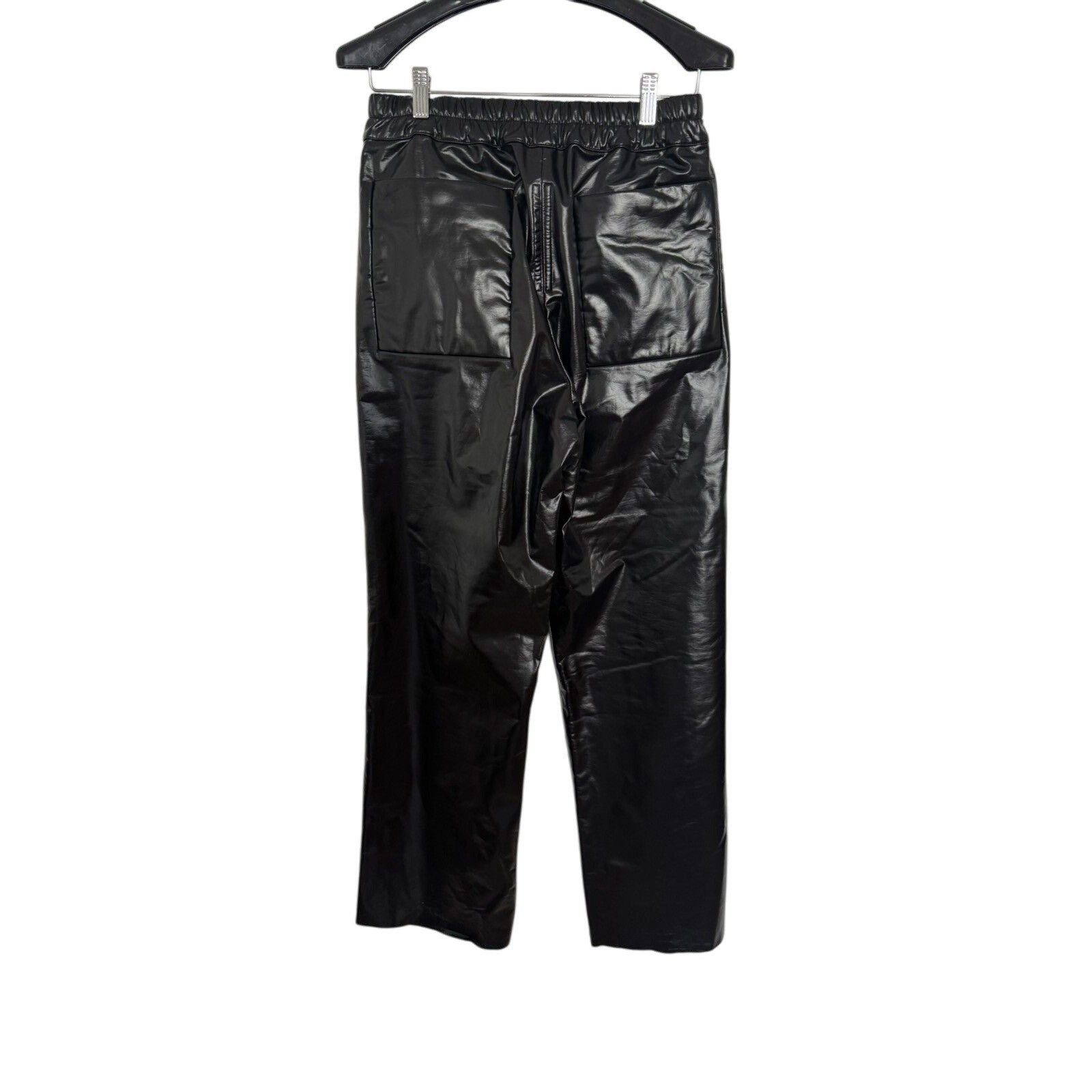 Rick Owens Faux Leather Drawstring pants M