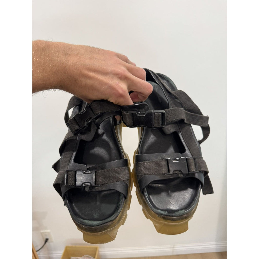 Rick Owens Tractor sandals dark dust 43