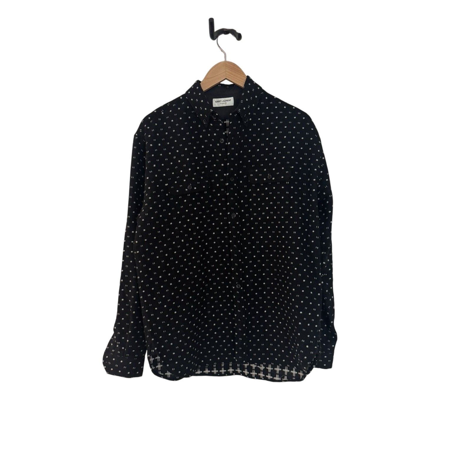 Saint Laurent Wool Button up flannel 38