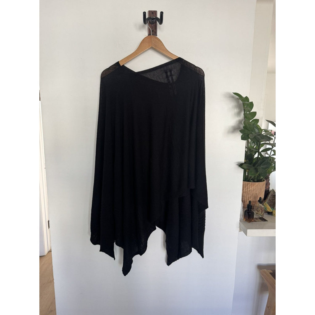 Rick Owens Cashmere Poncho Island SS13