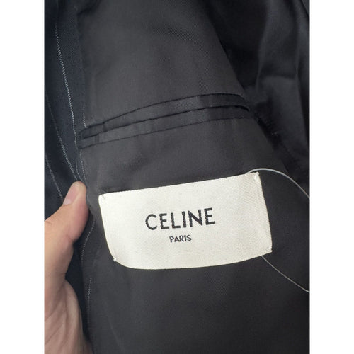 Celine Double Breasted Striped Blazer 56