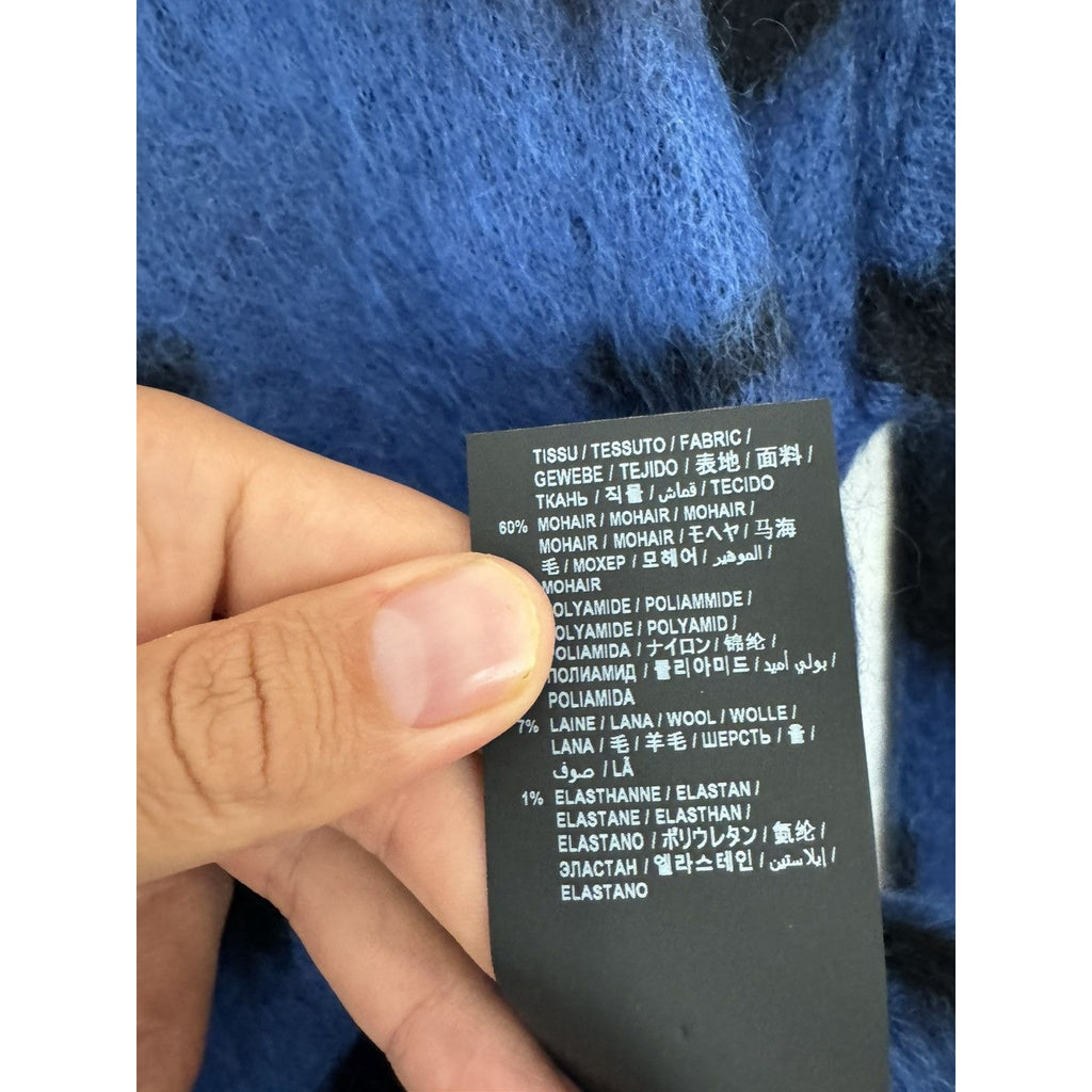 Saint laurent Oversize Mohair Floral sweater