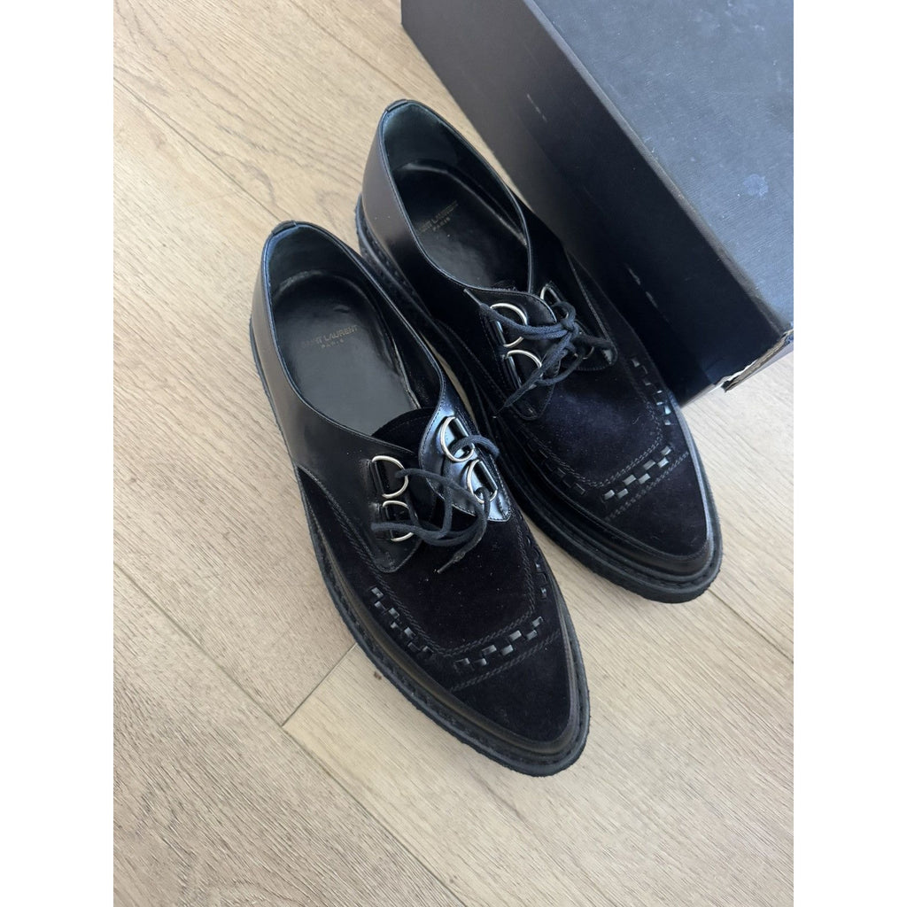 Saint Laurent New FW14 D Ring Creepers 45.5