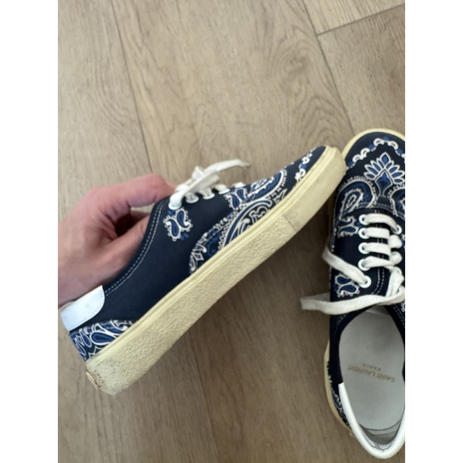 Saint Laurent Hedi Bandanna skates 41