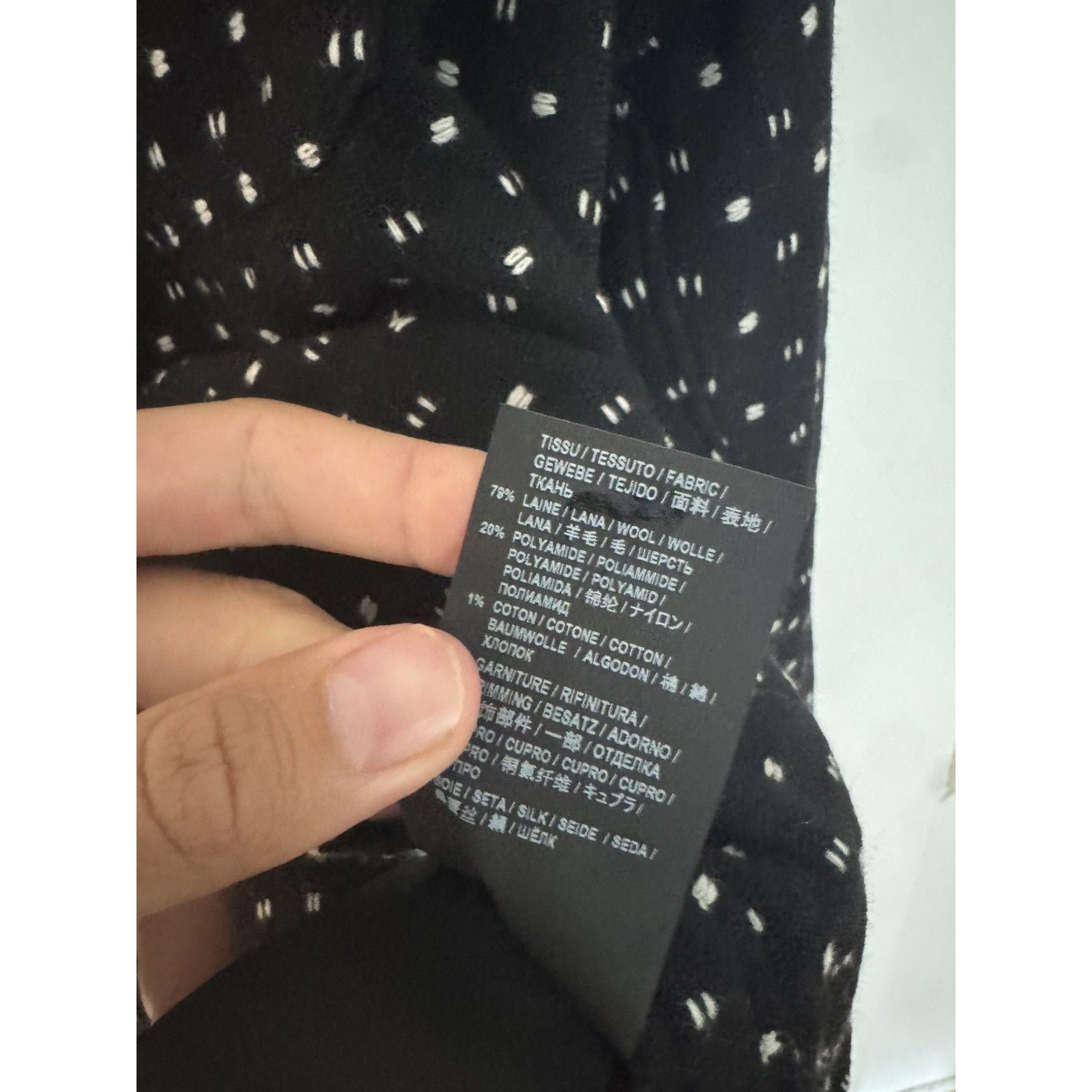 Saint Laurent Wool Button up flannel 38