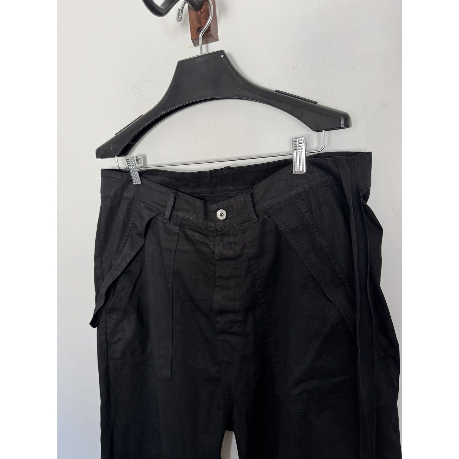 Rick Owens Waxed slacks large