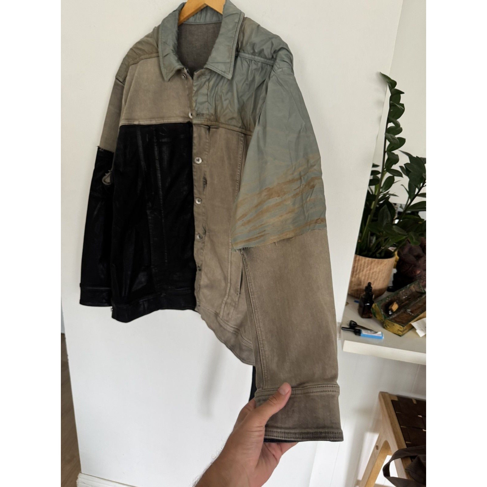 Rick Owens Hustler Sample Color Swatch Parka Medium
