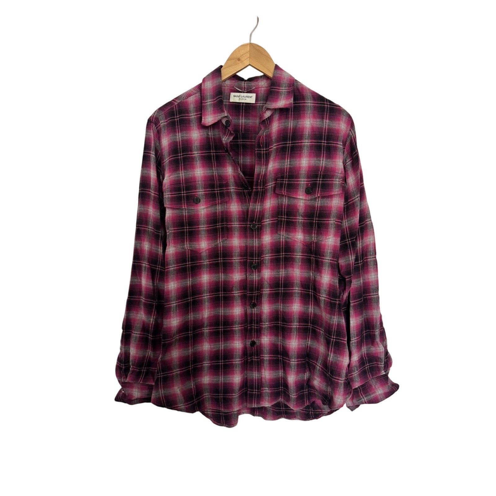 Saint Laurent Rare Hedi Pink Flannel XL