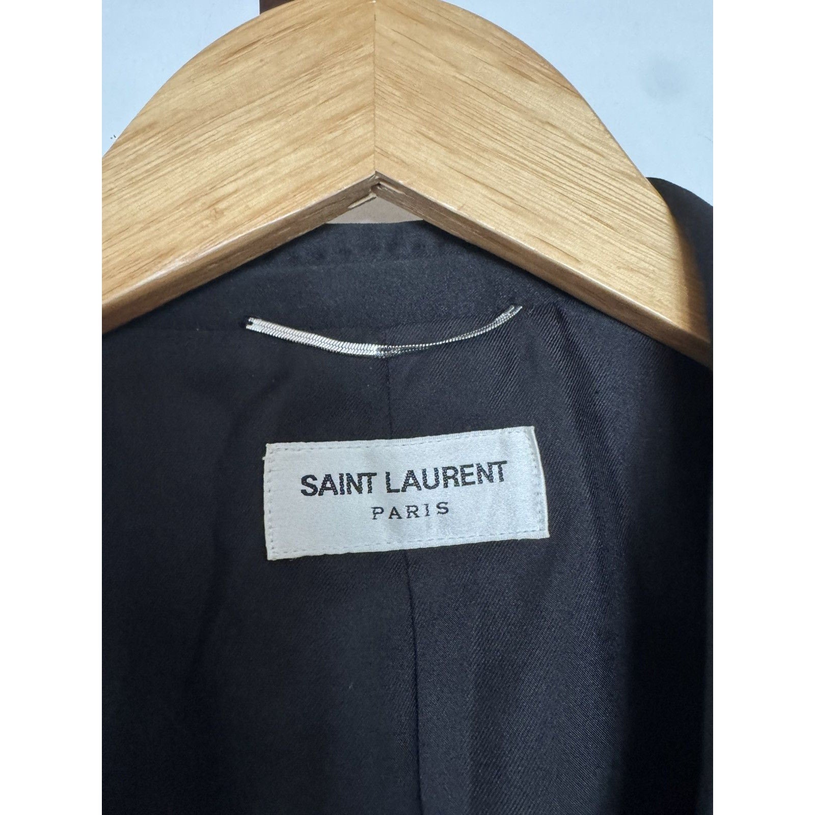 Saint Laurent Hedi Velour Shawl Le smoking Blazer 52