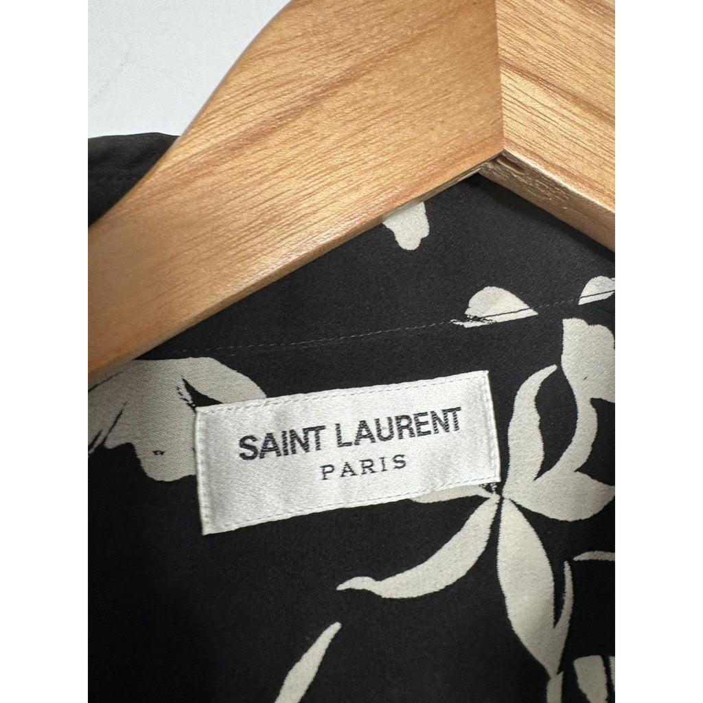 Saint Laurent Silk rose shirt Small