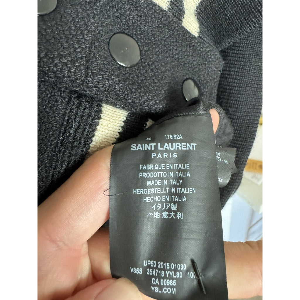 Saint Laurent Hedi 2015 Teddy Wool Bomber 46